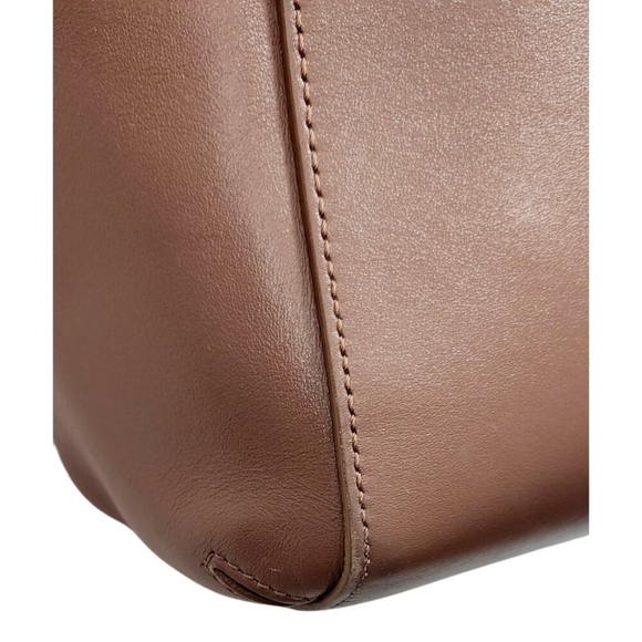 Everlane Cognac Brown Leather The Form Bag Purse Italian Made Preowned - Picture 8 of 16